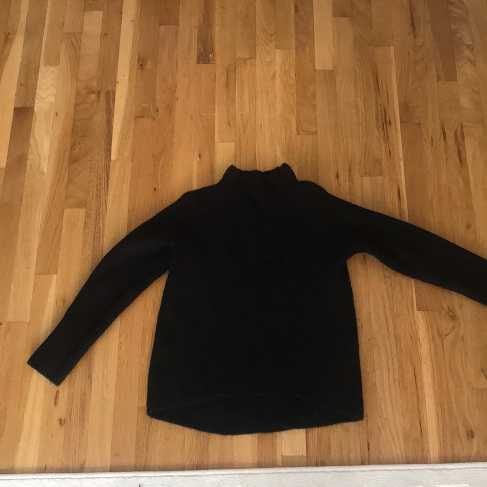 Black Madewell Mock-Neck Sweater